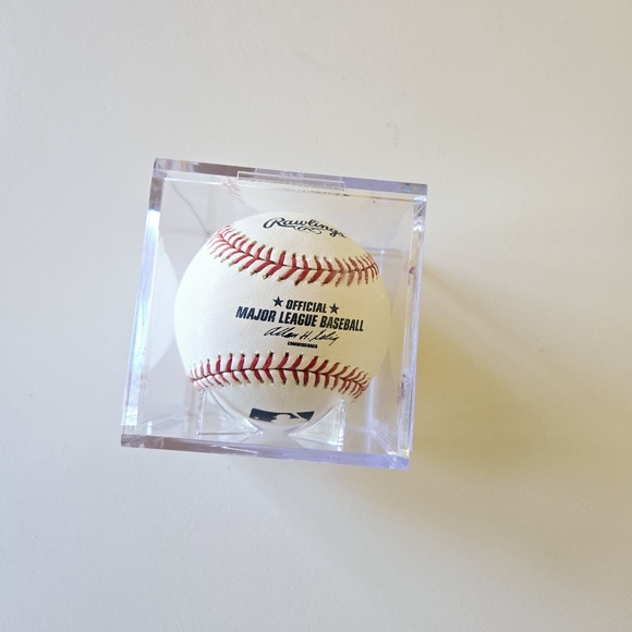 Ralph Branca MLB Los Angles Dodgers W/ Case Rawlings Autographed Signed Baseball - Picture 6 of 10